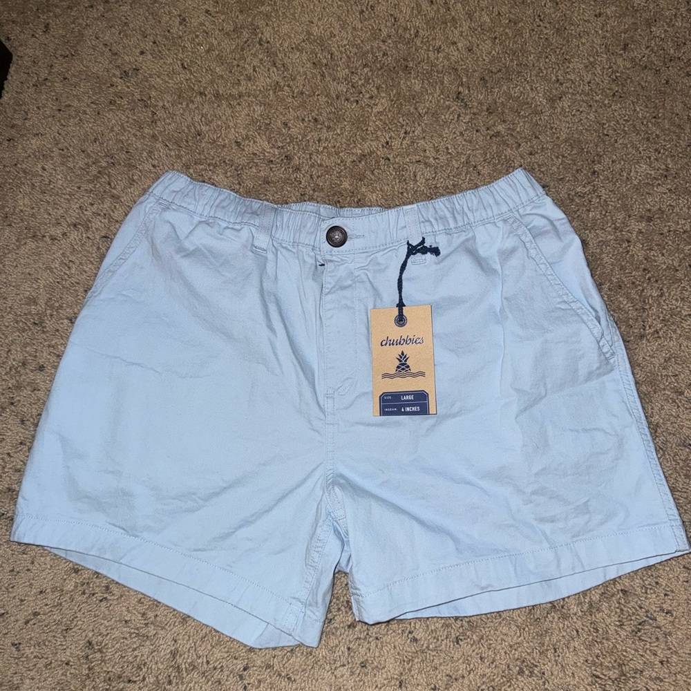 Chubbies Men’s Large 4” Inseam Flat Front Shorts
